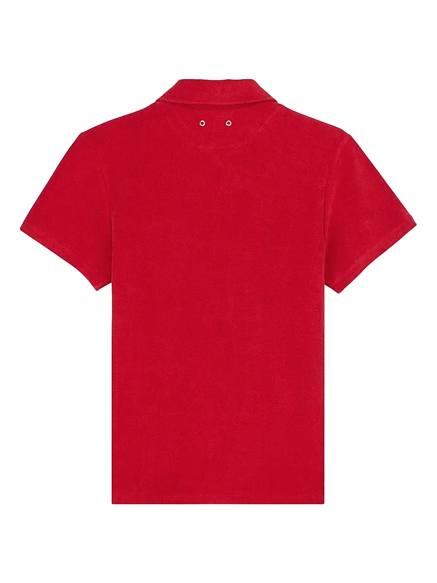 Vilebrequin Men's Organic Cotton Terry Button-Up | Thumbnail 3 Vilebrequin Men's Organic Cotton Terry Button-Up | Thumbnail 3