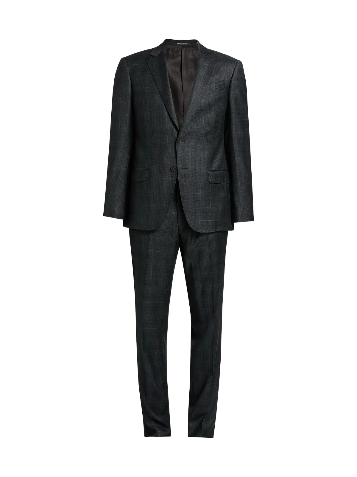 Emporio Armani Men's Plaid Wool Single-Breasted Suit