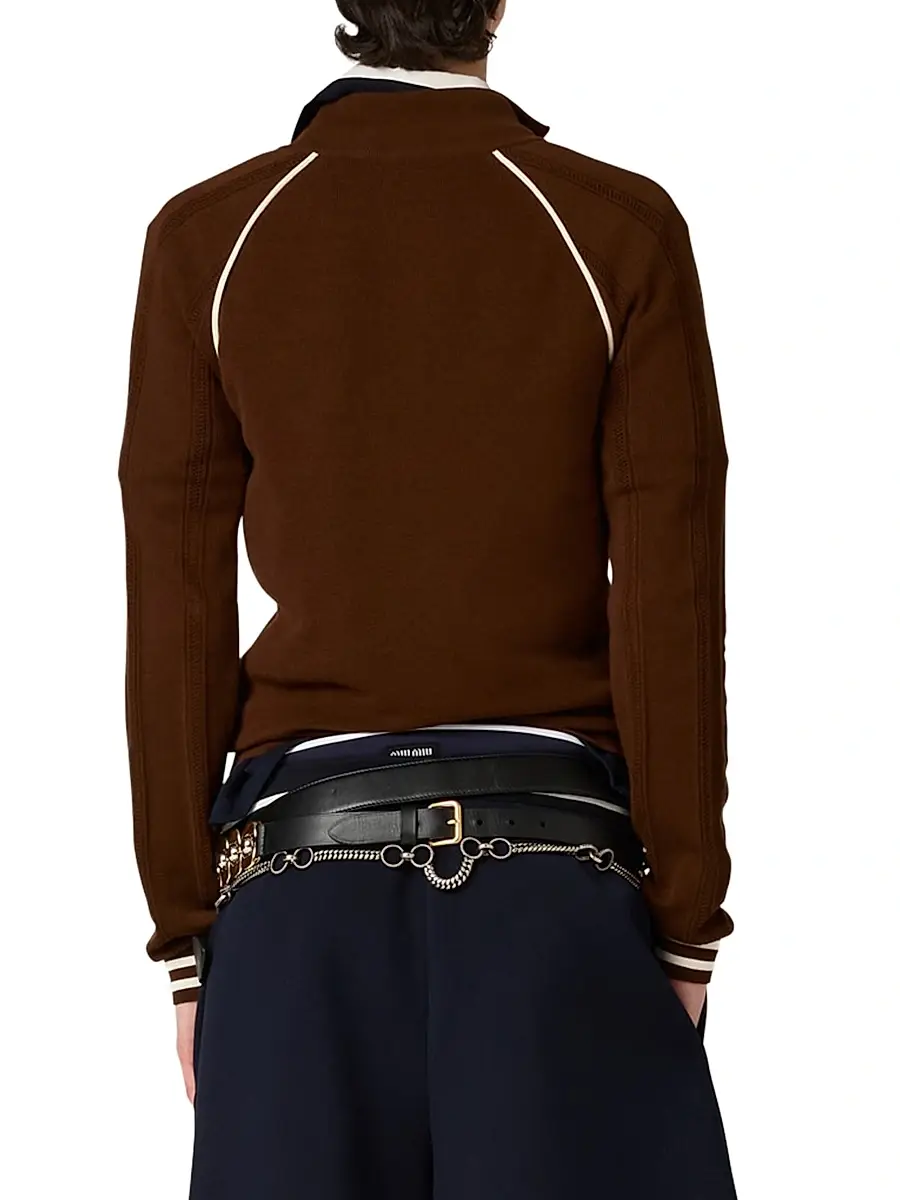 Miu Miu Women's Cotton Cardigan | Thumbnail 3