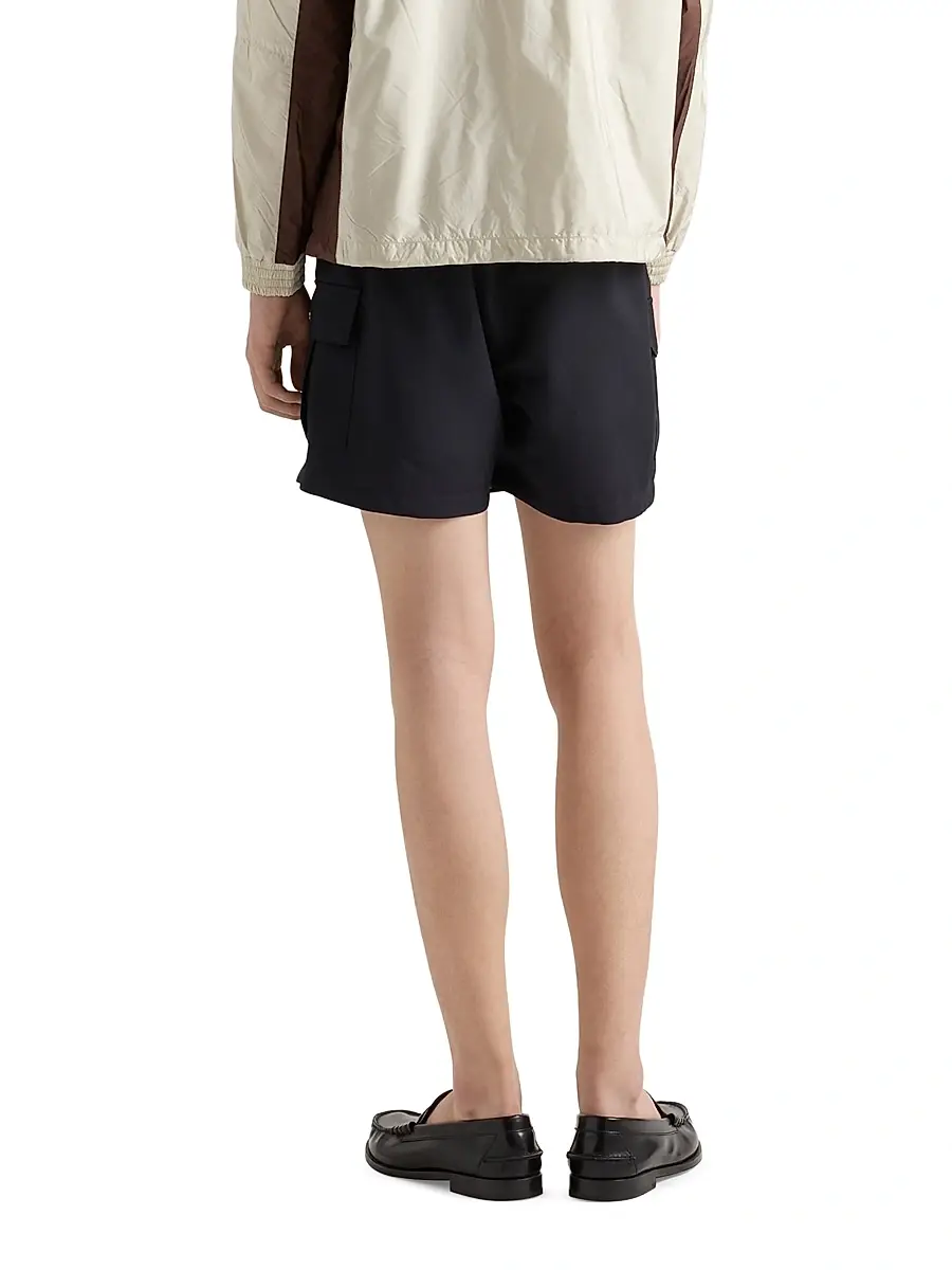 Prada Men's Mohair Wool Shorts | Thumbnail 4 Prada Men's Mohair Wool Shorts | Thumbnail 4