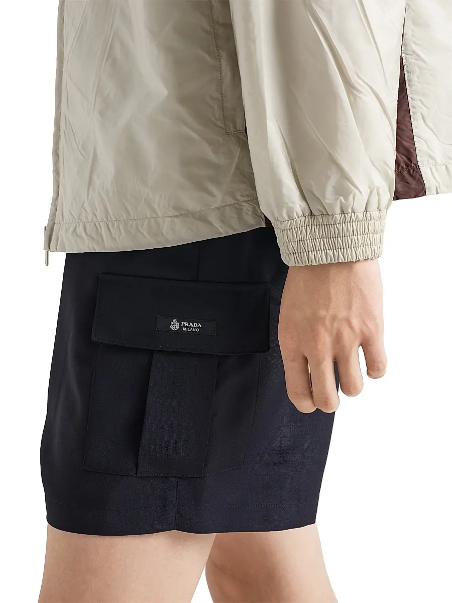 Prada Men's Mohair Wool Shorts | Thumbnail 6 Prada Men's Mohair Wool Shorts | Thumbnail 6