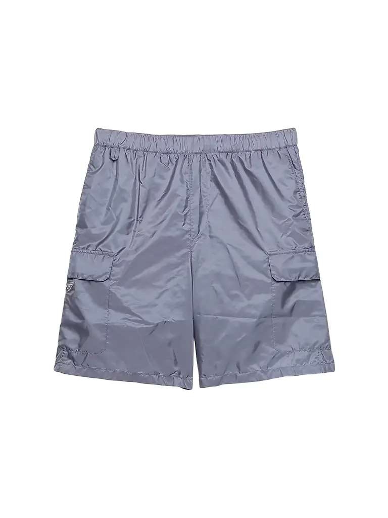 Prada Men's Re-Nylon Swim Trunks - Blue | Image 1 Prada Men's Re-Nylon Swim Trunks - Blue | Image 1