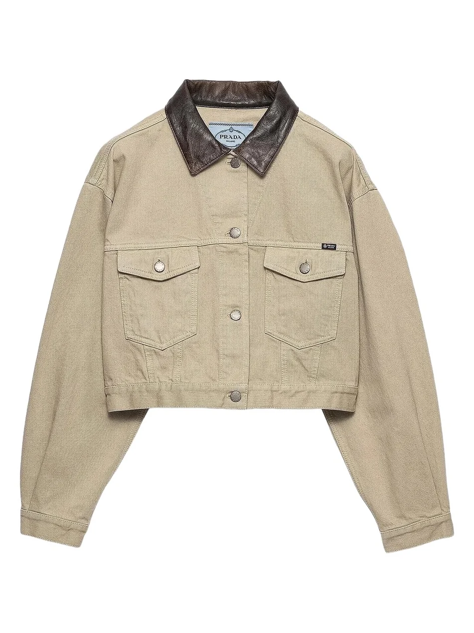 Women's Cropped Old Denim Jacket