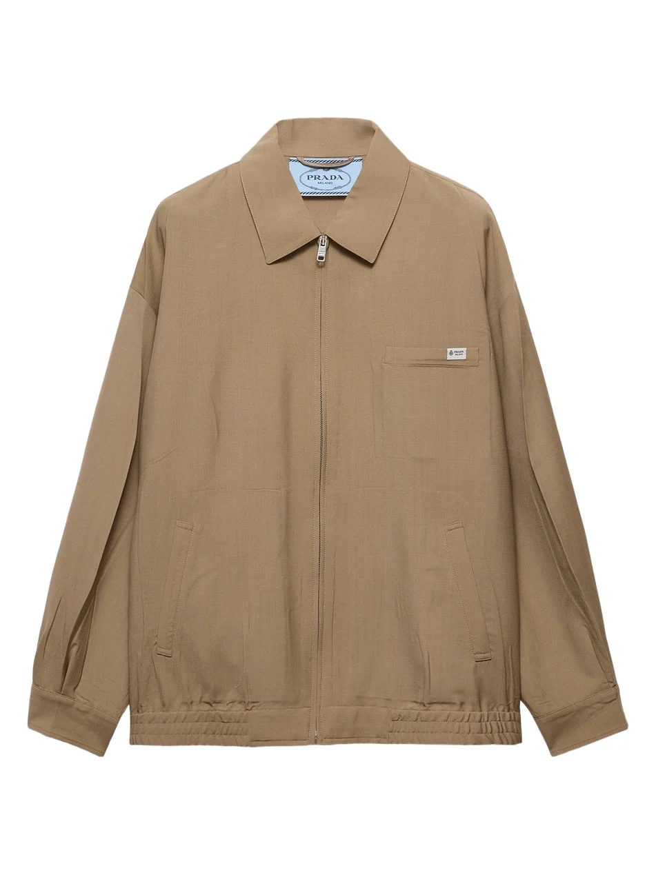 Women's Mohair Wool Blouson Jacket