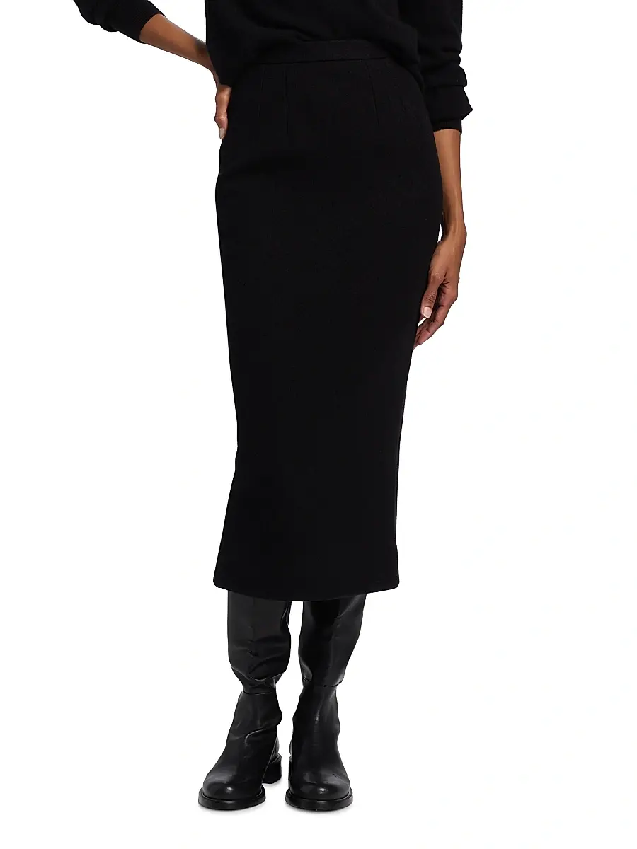 Dolce & Gabbana Women's Wool Pencil Midi-Skirt | Thumbnail 3 Dolce & Gabbana Women's Wool Pencil Midi-Skirt | Thumbnail 3