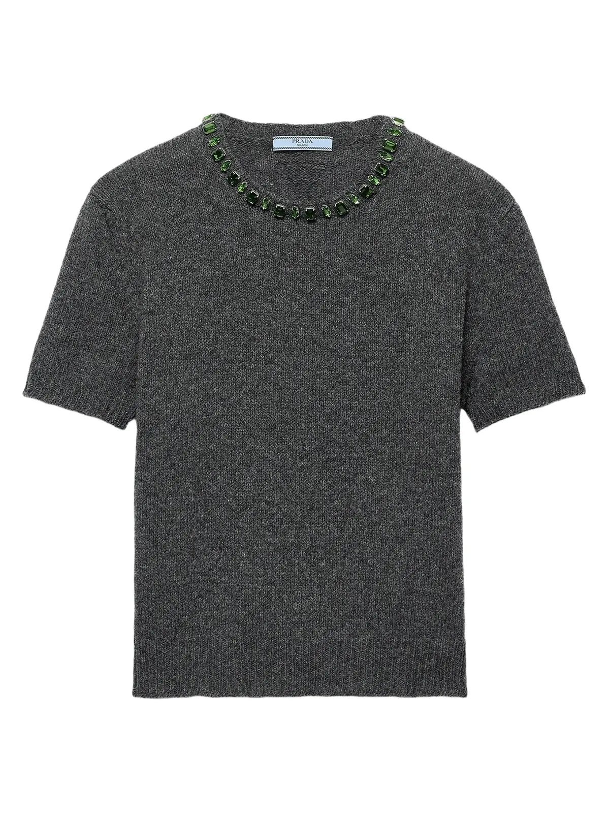 Prada Women's Wool and Cashmere Crew-Neck Sweater