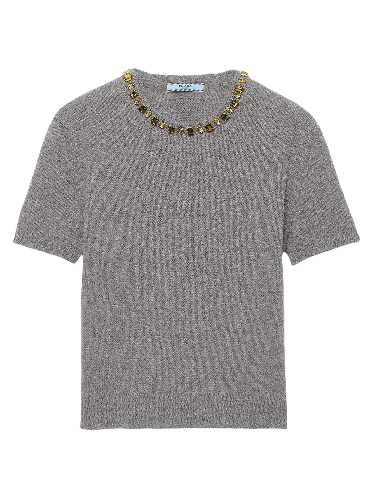 Women's Wool and Cashmere Crew-Neck Sweater