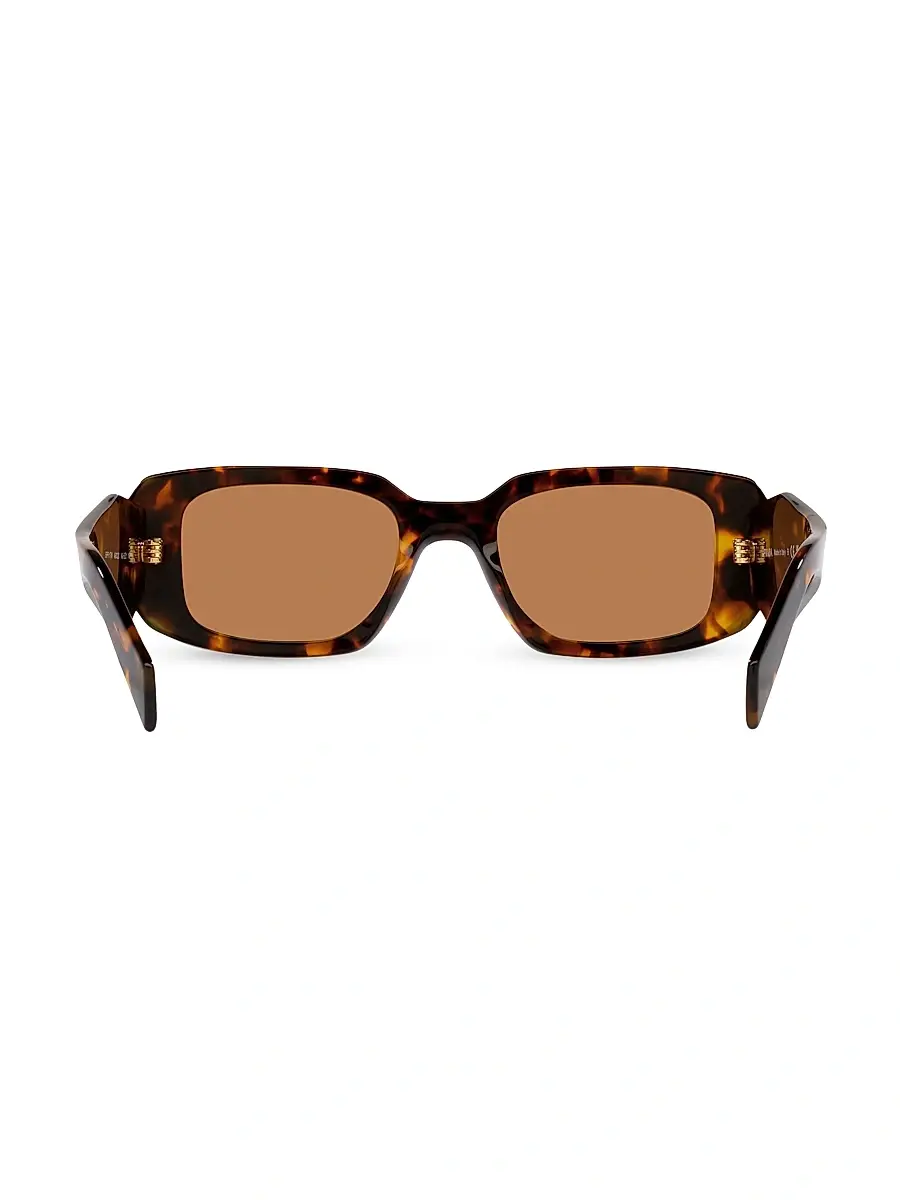 Prada Women's 49MM Rectangle Sunglasses - Tortoise | Thumbnail 8 Prada Women's 49MM Rectangle Sunglasses - Tortoise | Thumbnail 8
