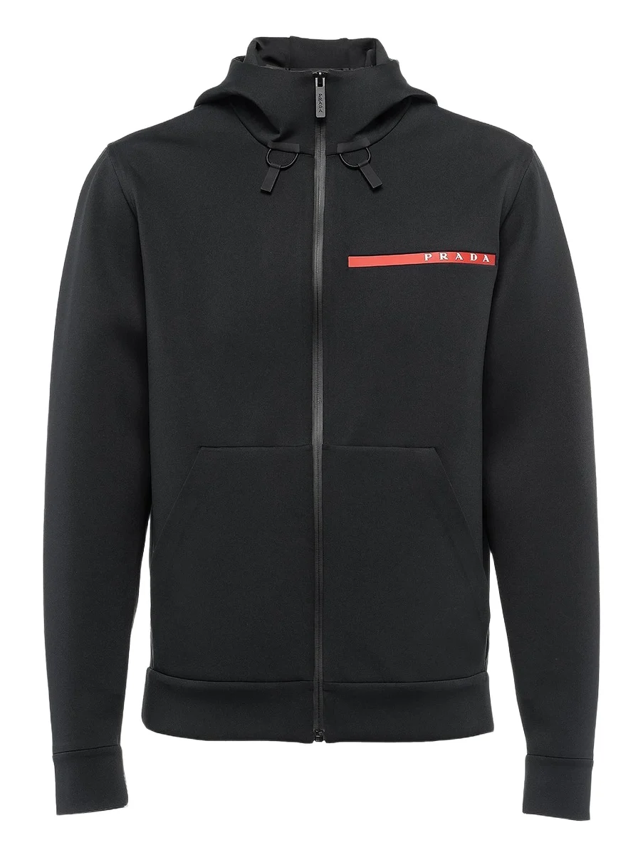 Prada Men's Technical Fabric Hoodie