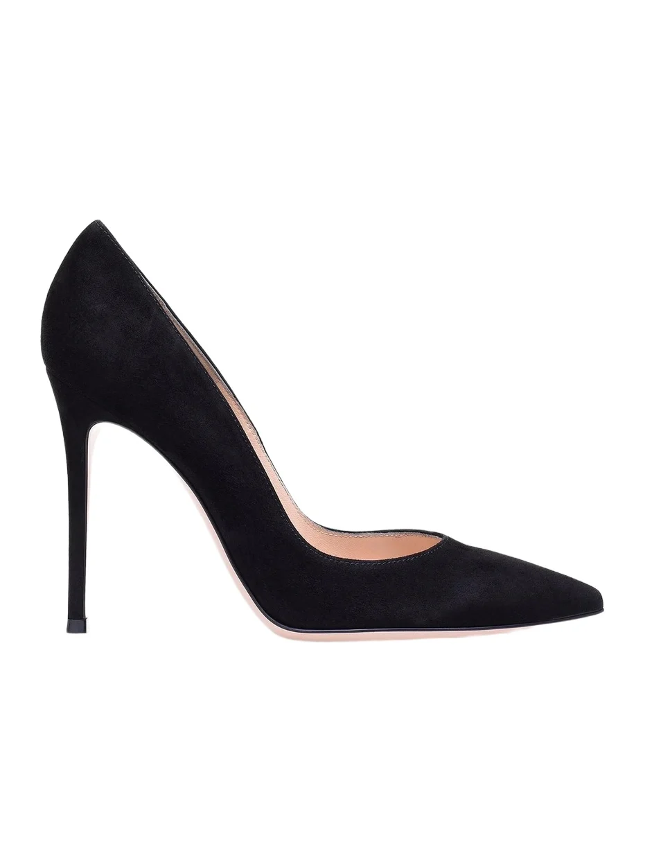 Gianvito Rossi Women's 105MM Suede Stiletto-Heel Pumps