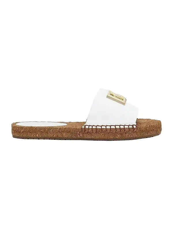 Dolce & Gabbana Women's DG Leather Espadrille Sandals
