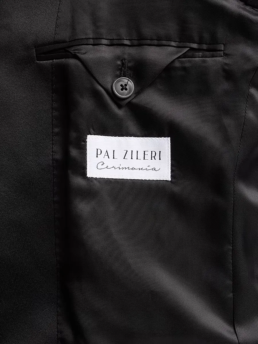 Pal Zileri Men's Baroque-Inspired Jacquard Dinner Jacket | Thumbnail 6 Pal Zileri Men's Baroque-Inspired Jacquard Dinner Jacket | Thumbnail 6