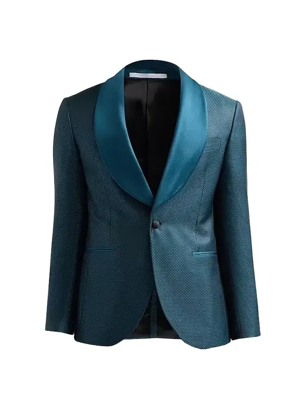 Pal Zileri Men's Geometric Jacquard Wool-Blend Dinner Jacket