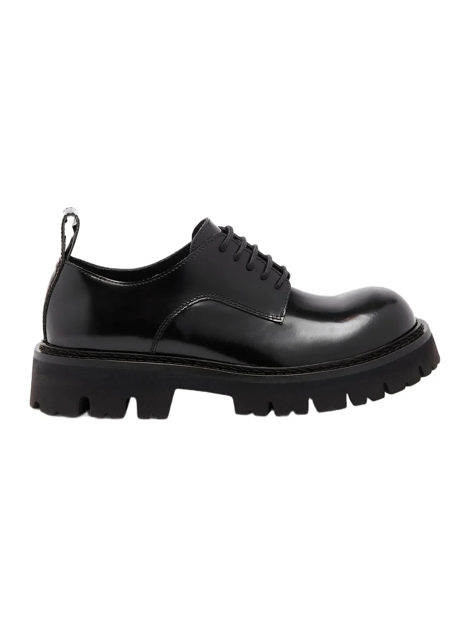 Men's Leather Lug Sole Shoes