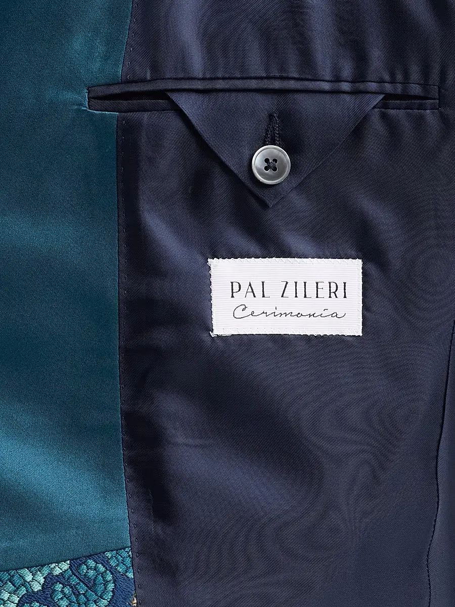 Pal Zileri Men's Abstract-Embroidered Dinner Jacket | Thumbnail 6