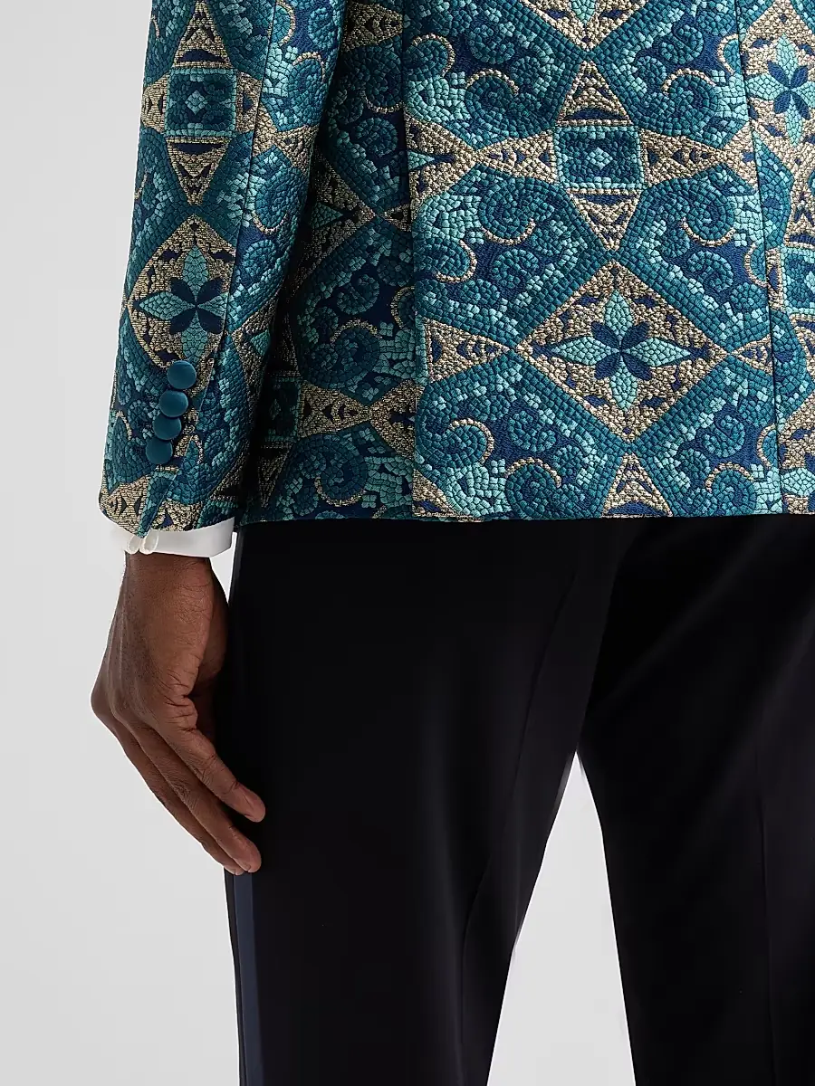Pal Zileri Men's Abstract-Embroidered Dinner Jacket | Thumbnail 8
