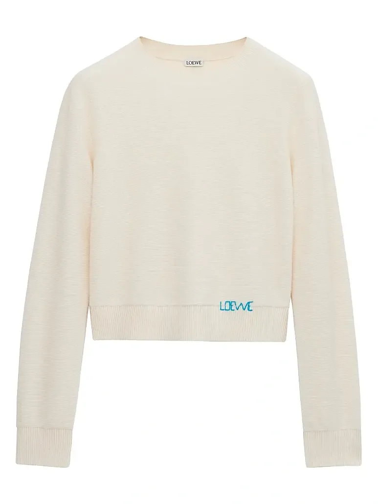 Women's Stitch Logo Wool Sweater Women's Stitch Logo Wool Sweater