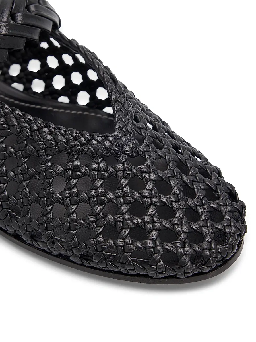 Zimmermann Women's Alchemy Leather Ballerina Flats | Thumbnail 6
