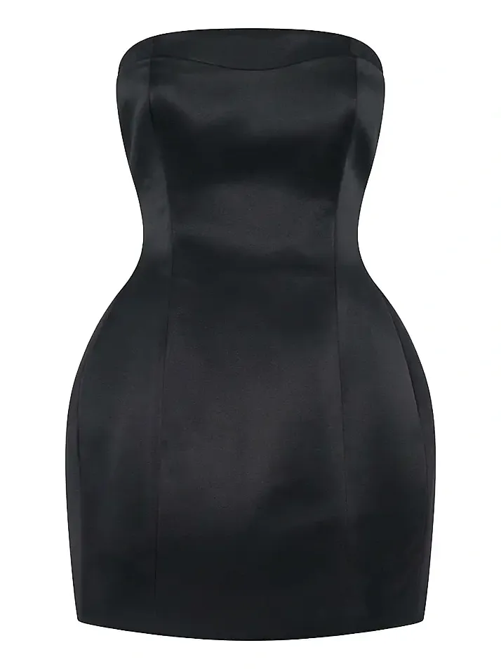 Women's Kaline Strapless Bustier Satin Minidress Women's Kaline Strapless Bustier Satin Minidress