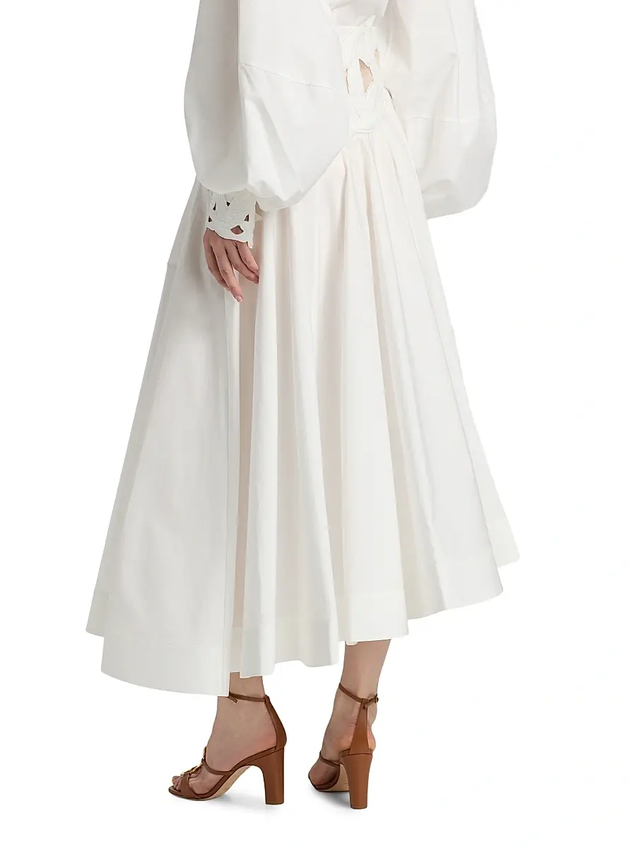 Zimmermann Women's Luna Applique Cotton Maxi Skirt | Thumbnail 5 Zimmermann Women's Luna Applique Cotton Maxi Skirt | Thumbnail 5