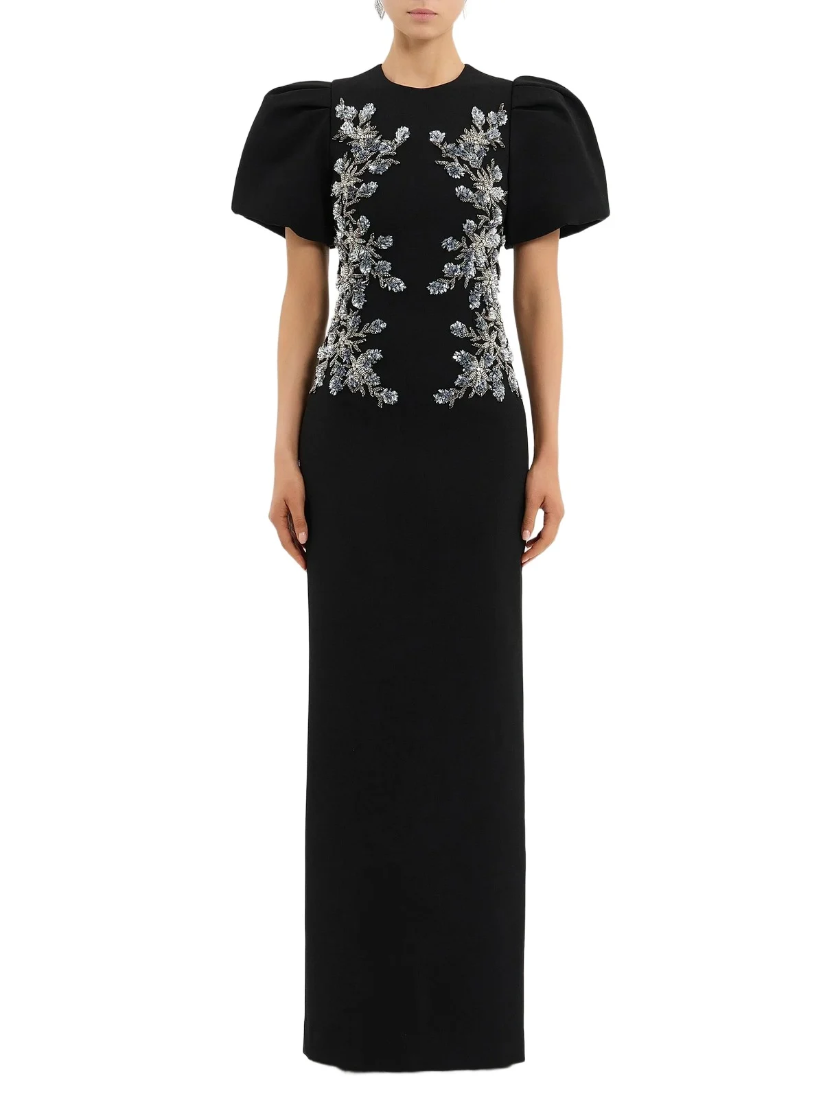 Women's Zephyr Embellished Puff-Sleeve Gown Women's Zephyr Embellished Puff-Sleeve Gown