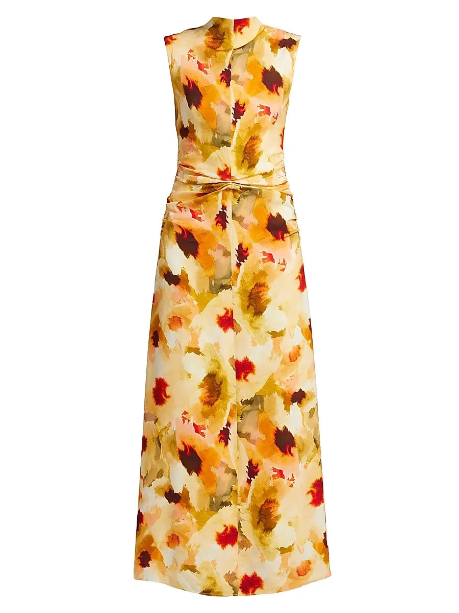 Acler Women's Redhill Floral Sleeveless Maxi Dress - Poppy Bouquet | Image 1 Acler Women's Redhill Floral Sleeveless Maxi Dress - Poppy Bouquet | Image 1