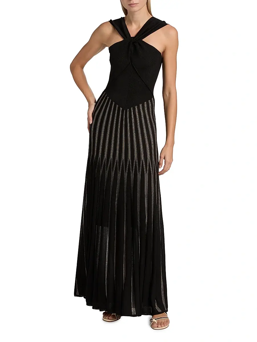 Zimmermann Women's Rebellion Mixed-Media Maxi Dress | Thumbnail 2