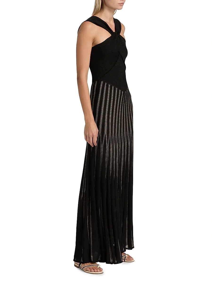 Zimmermann Women's Rebellion Mixed-Media Maxi Dress | Thumbnail 4