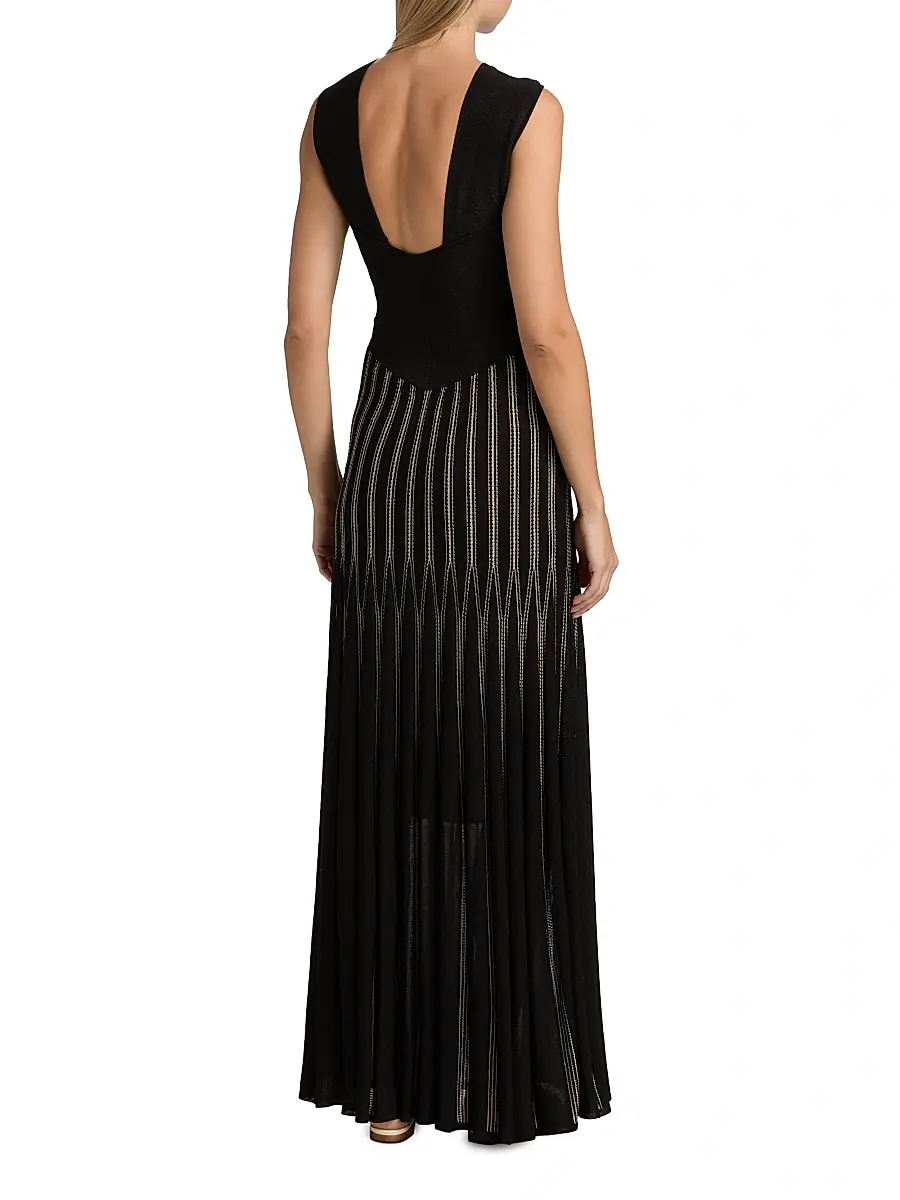 Zimmermann Women's Rebellion Mixed-Media Maxi Dress | Thumbnail 5