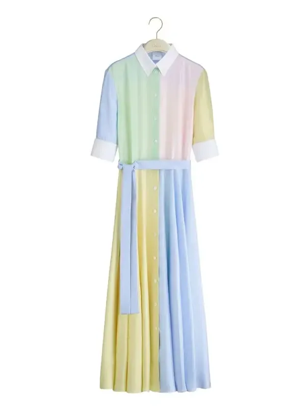 Dior Dioriviera Mid-Length Belted Shirtdress