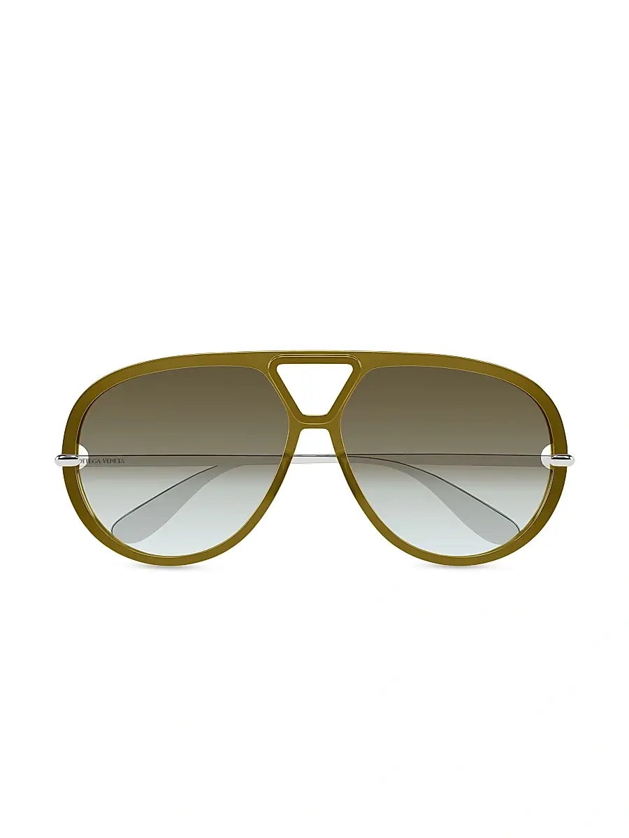 Bottega Veneta Women's Drop 63MM Pilot Sunglasses | Thumbnail 2 Bottega Veneta Women's Drop 63MM Pilot Sunglasses | Thumbnail 2