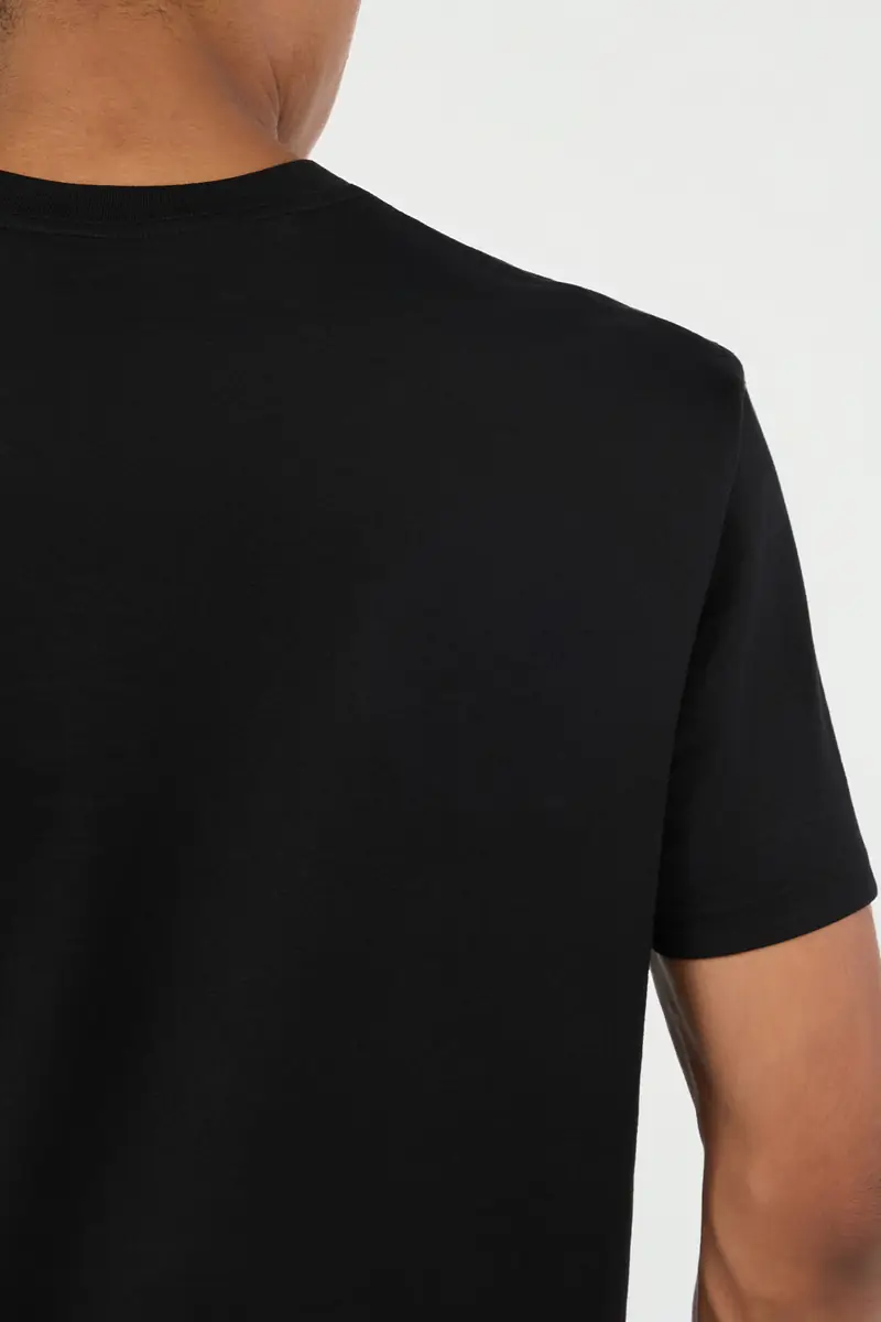 Roberto Cavalli Black T-Shirt With Just Cavalli Logo | Thumbnail 5 Roberto Cavalli Black T-Shirt With Just Cavalli Logo | Thumbnail 5