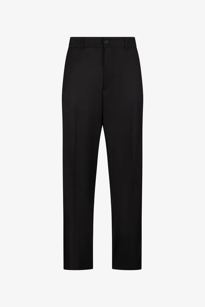 Roberto Cavalli Black Wide Leg Trousers with Logo | Thumbnail 2 Roberto Cavalli Black Wide Leg Trousers with Logo | Thumbnail 2