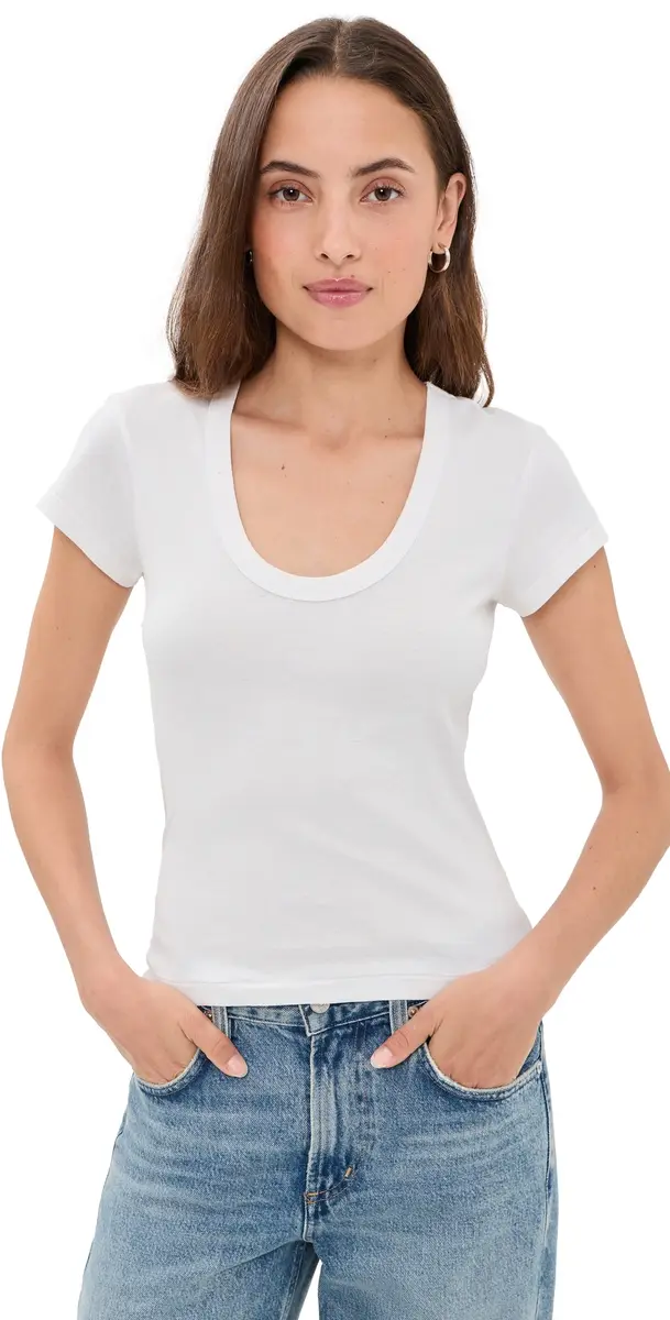 AMO Rumi Tee Eggshell | Image 1 AMO Rumi Tee Eggshell | Image 1