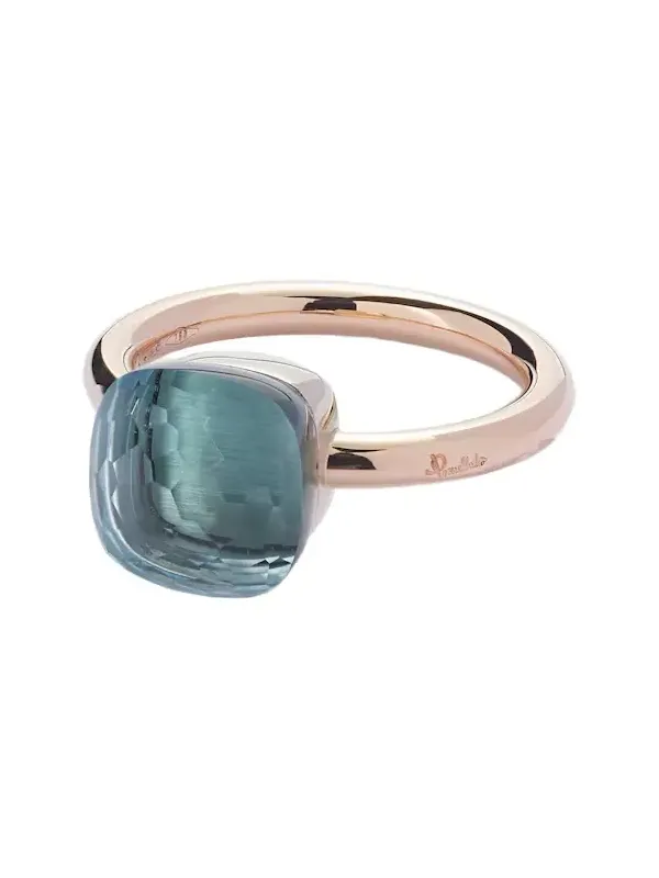 Nudo 18kt gold ring with topaz Nudo 18kt gold ring with topaz