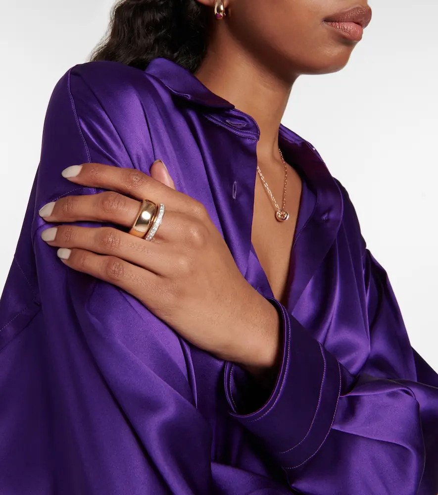 Pomellato Iconica 18kt gold ring with diamonds | Thumbnail 4