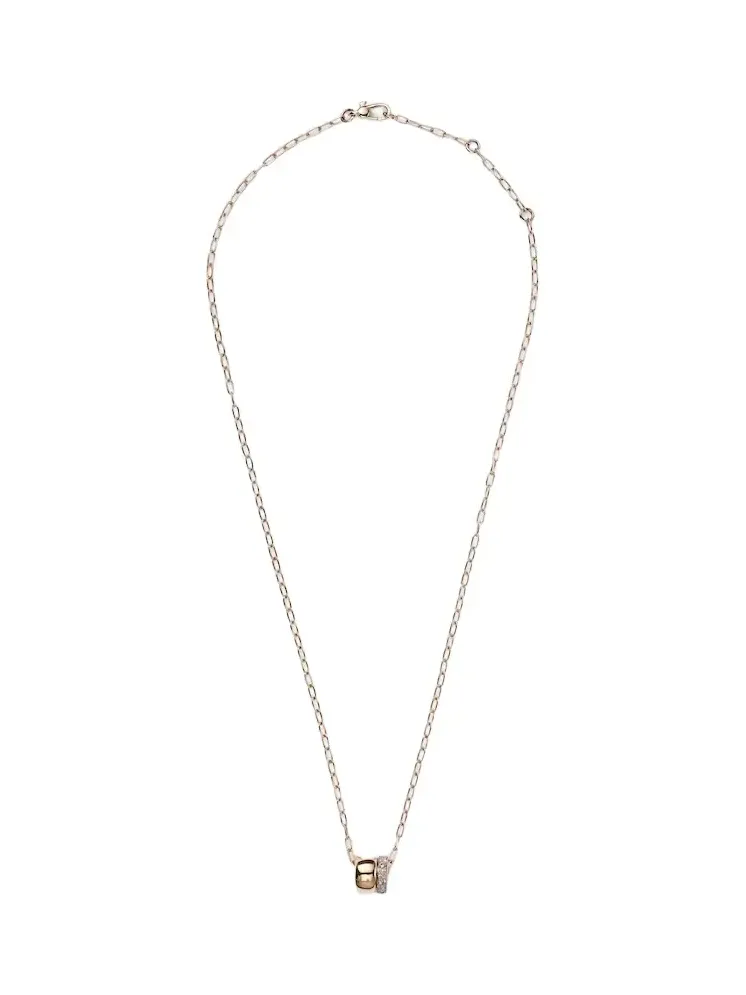 Iconica 18kt gold necklace with diamonds