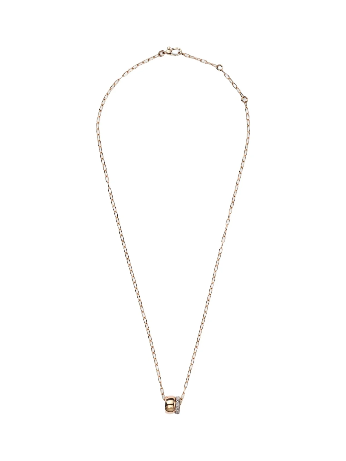Iconica 18kt gold necklace with diamonds Iconica 18kt gold necklace with diamonds