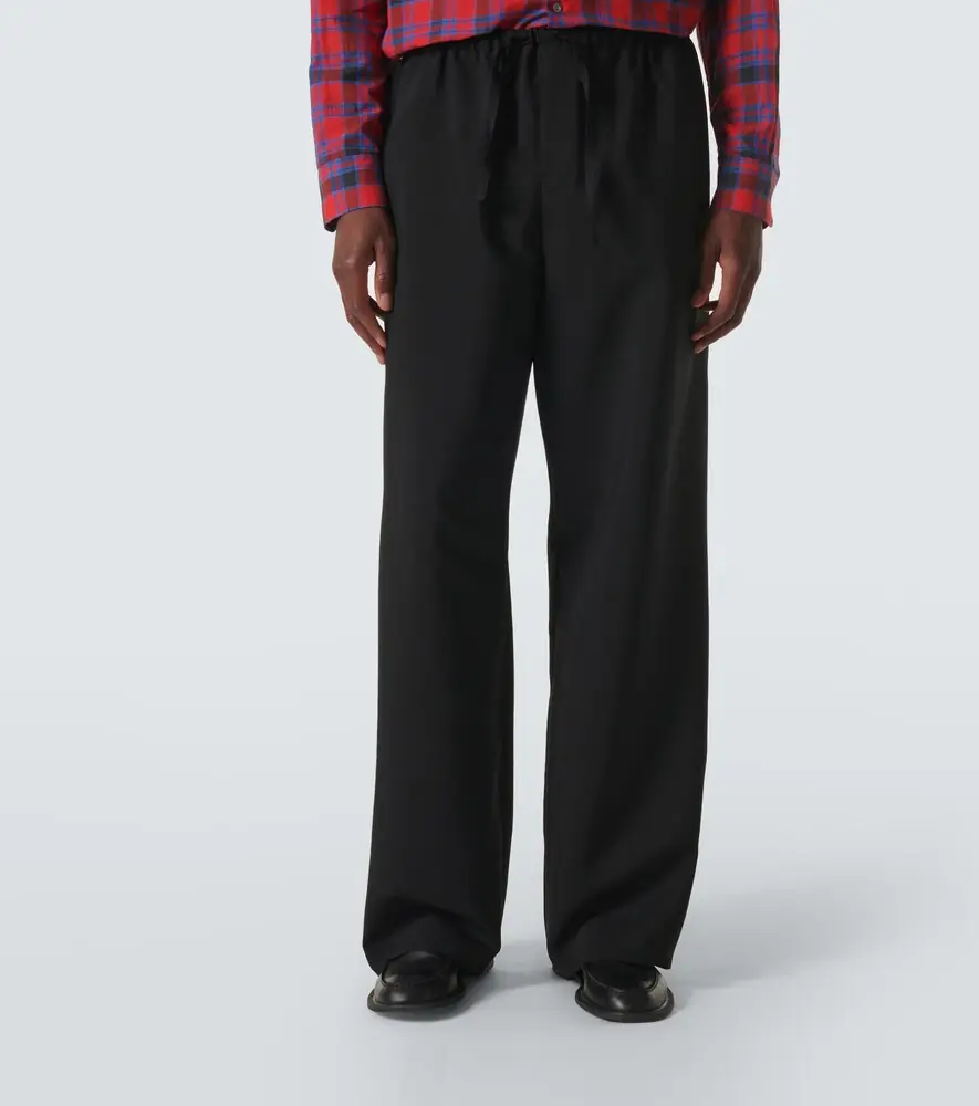 The Row Donatello mid-rise wool wide-leg pants | Thumbnail 4