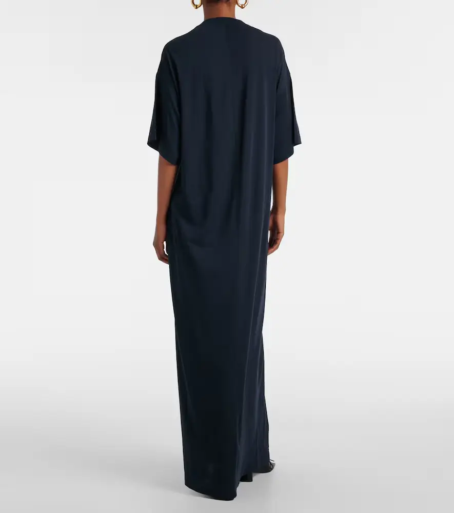 Balenciaga Cocoon cotton jersey maxi dress | Thumbnail 4 Balenciaga Cocoon cotton jersey maxi dress | Thumbnail 4