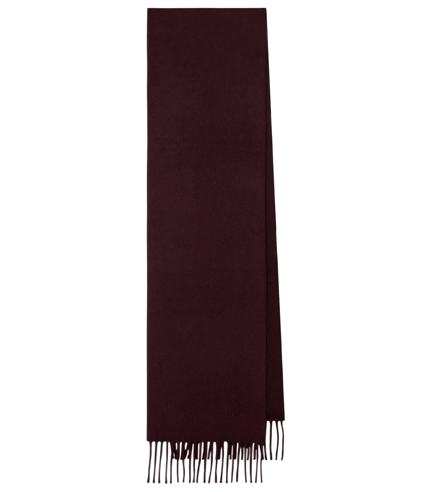 Max Mara Logo wool scarf