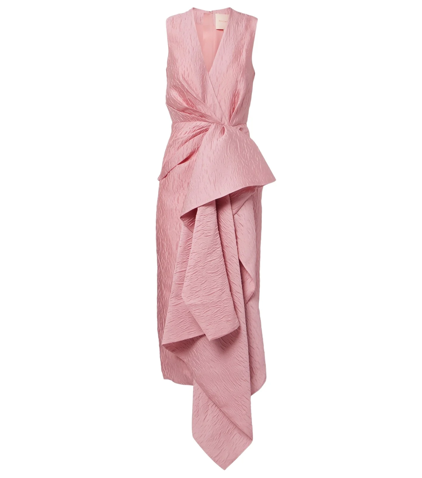 Draped midi dress Draped midi dress