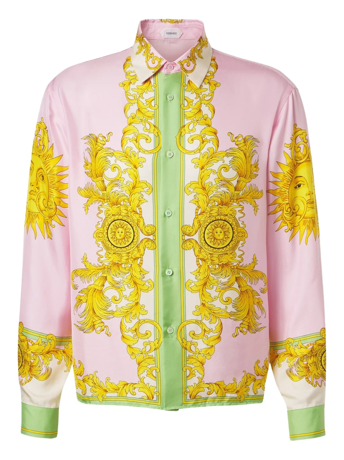 Printed silk shirt
