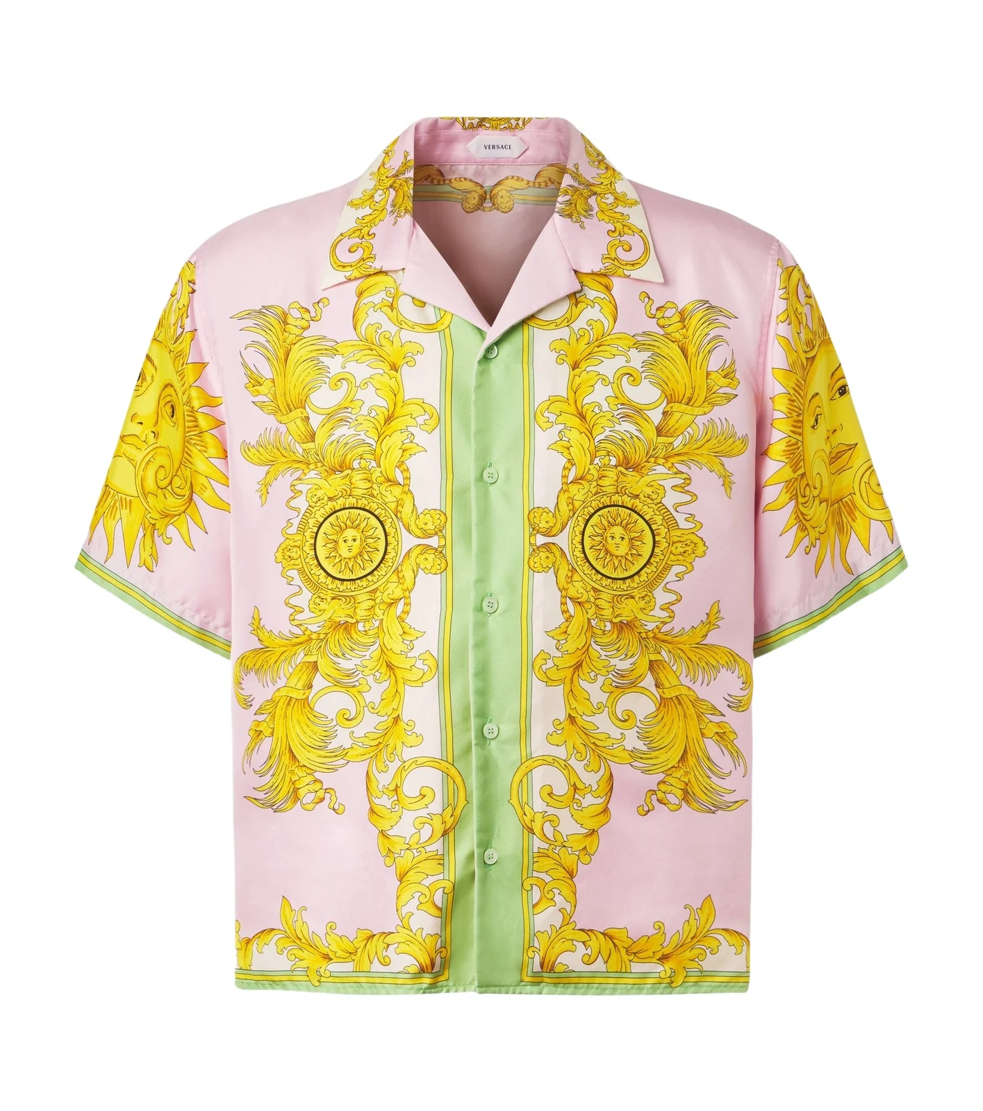 Printed silk shirt