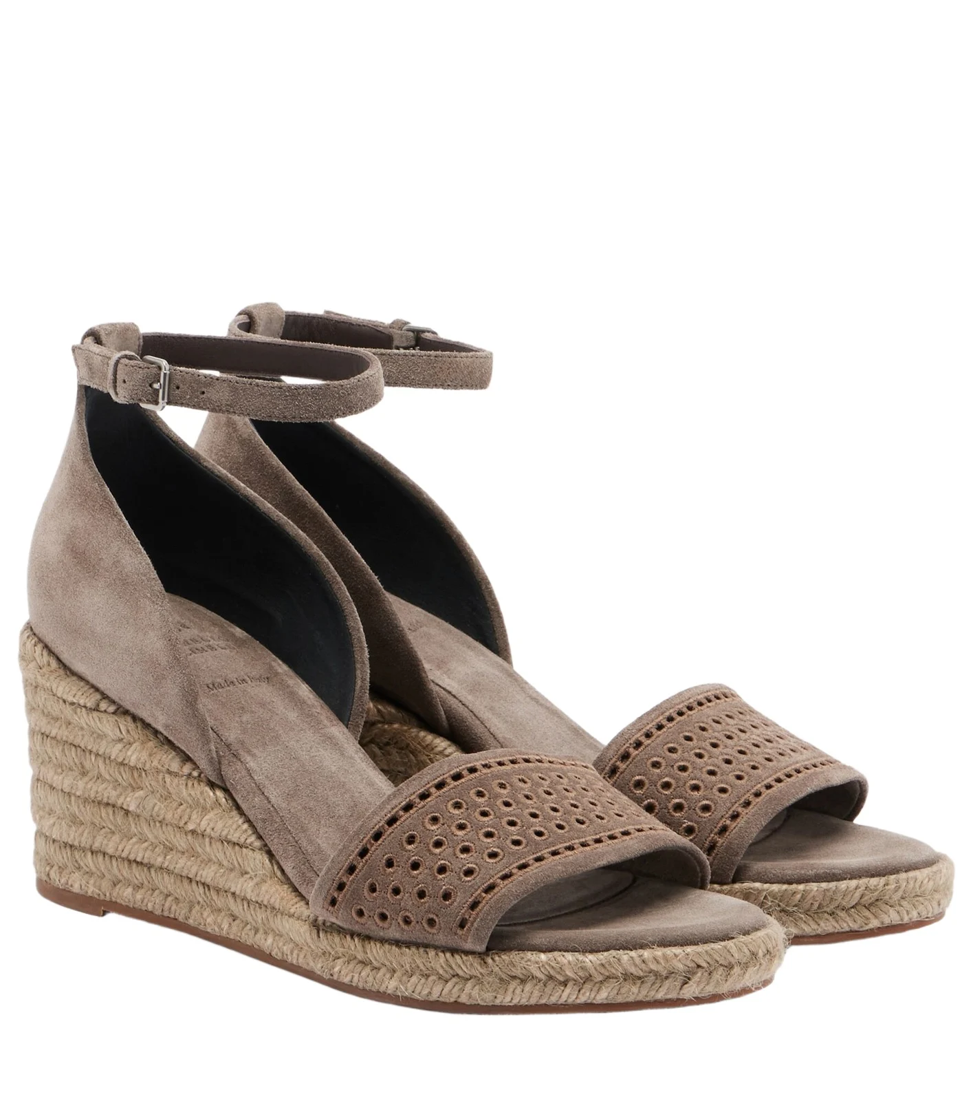 Suede espadrille wedges Suede espadrille wedges