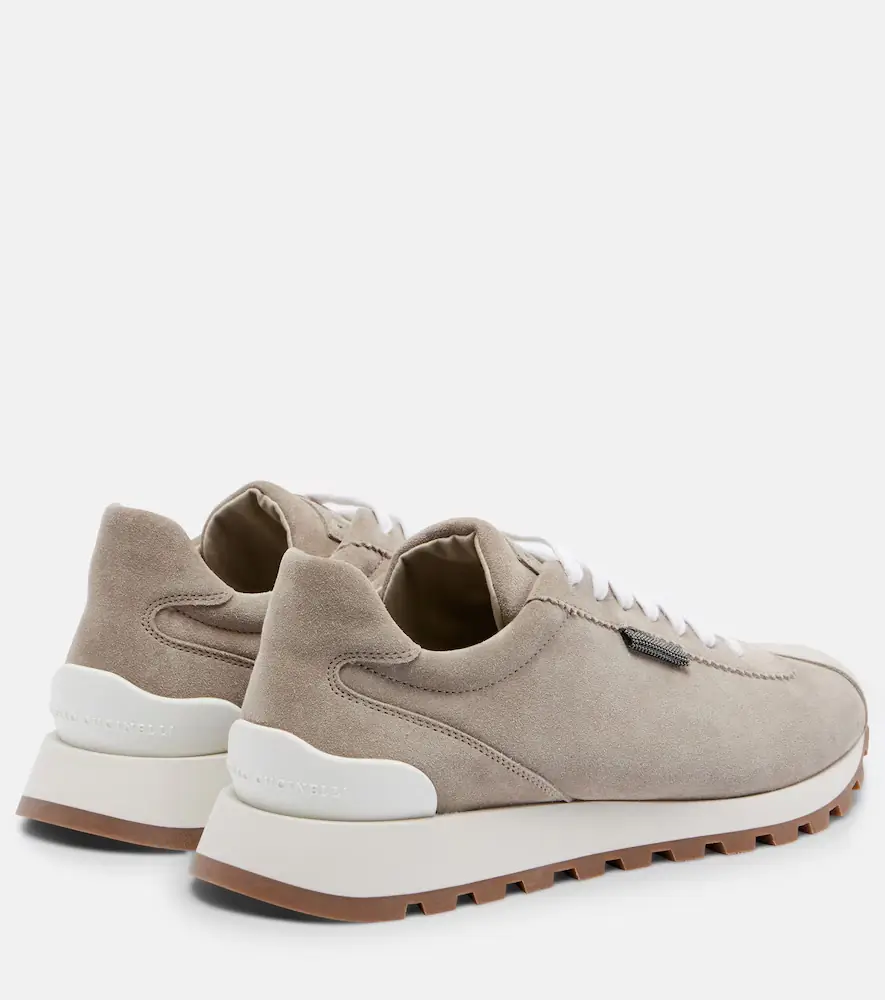 Brunello Cucinelli Monili suede sneakers | Thumbnail 2