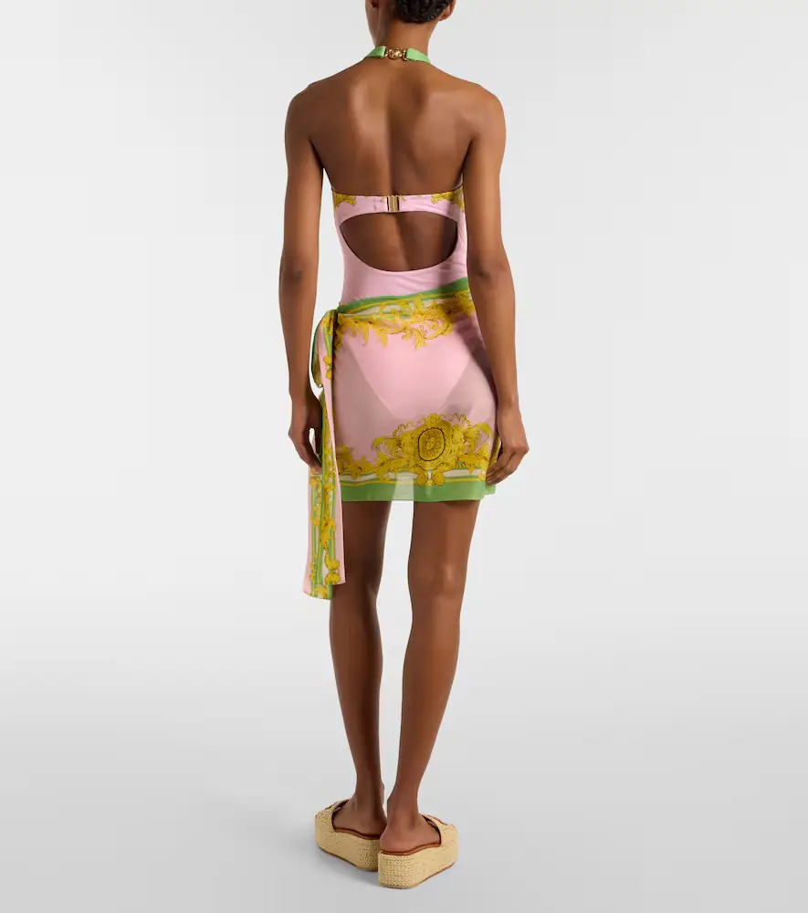 Versace Cotton and silk voile beach cover-up | Thumbnail 2 Versace Cotton and silk voile beach cover-up | Thumbnail 2