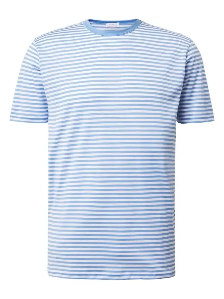 Striped cotton T-shirt