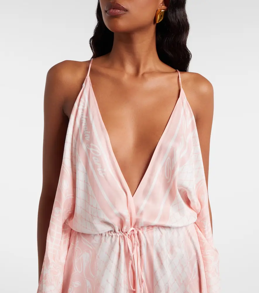 Balmain Printed asymmetric maxi dress | Thumbnail 5 Balmain Printed asymmetric maxi dress | Thumbnail 5