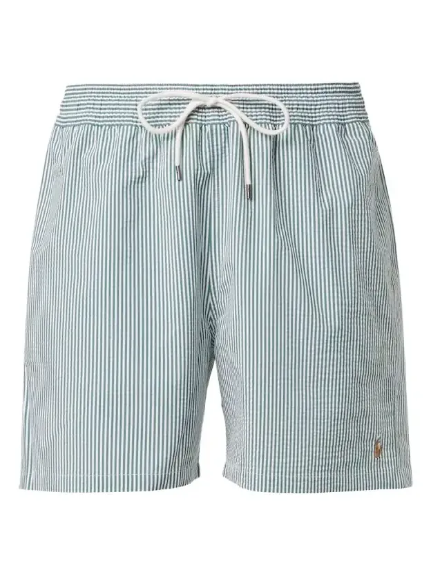 Traveler striped seersucker swim trunks Traveler striped seersucker swim trunks